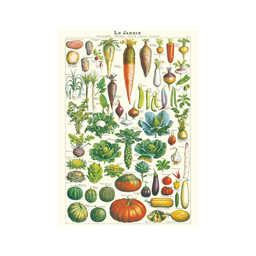 Vintage poster grönsaker 'Le jardin'