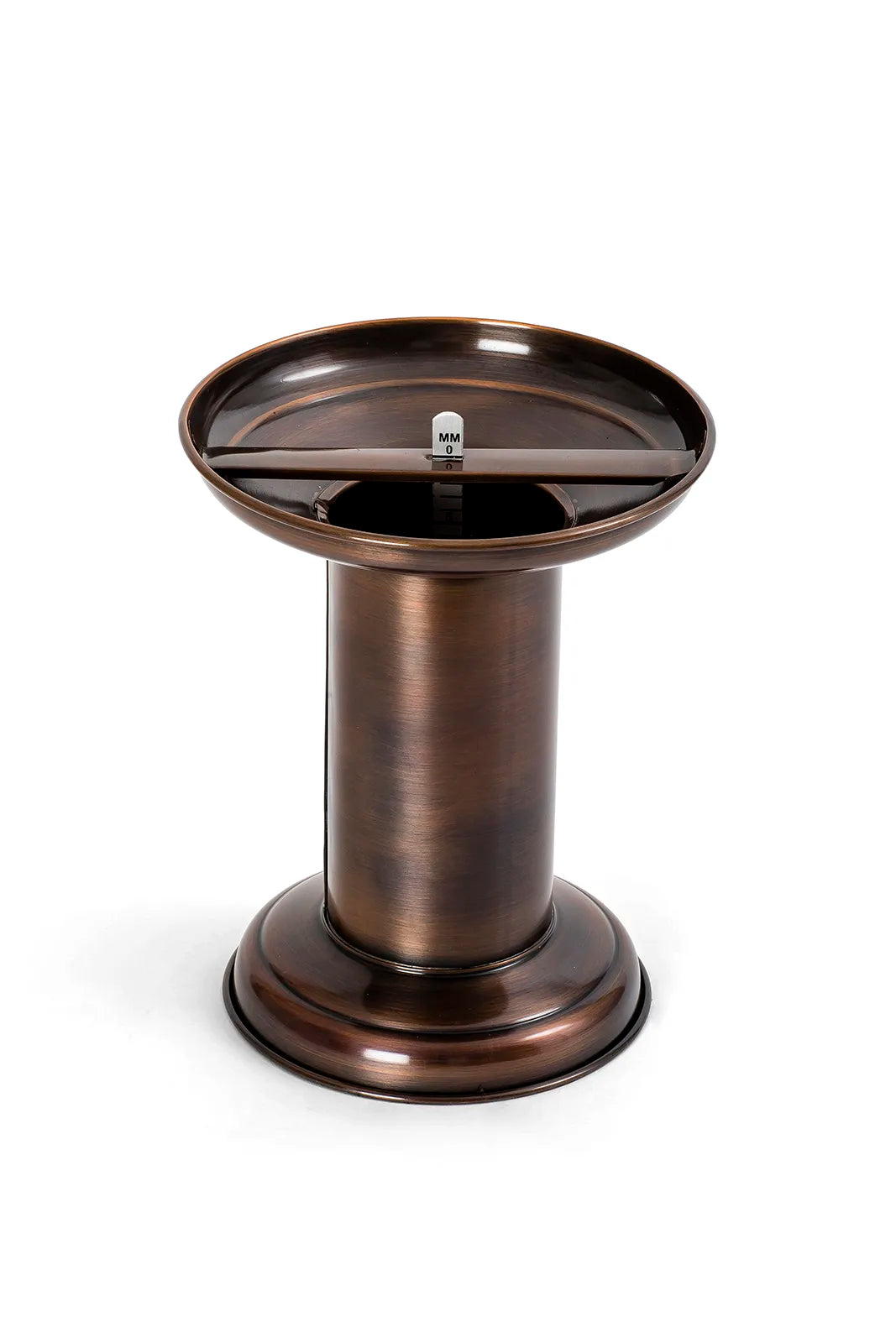 regnmätare i kopparoxid