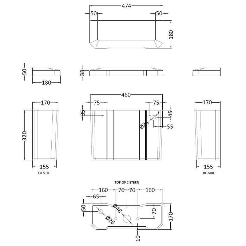 Toalett Fitzroy Mjukstängande Sits