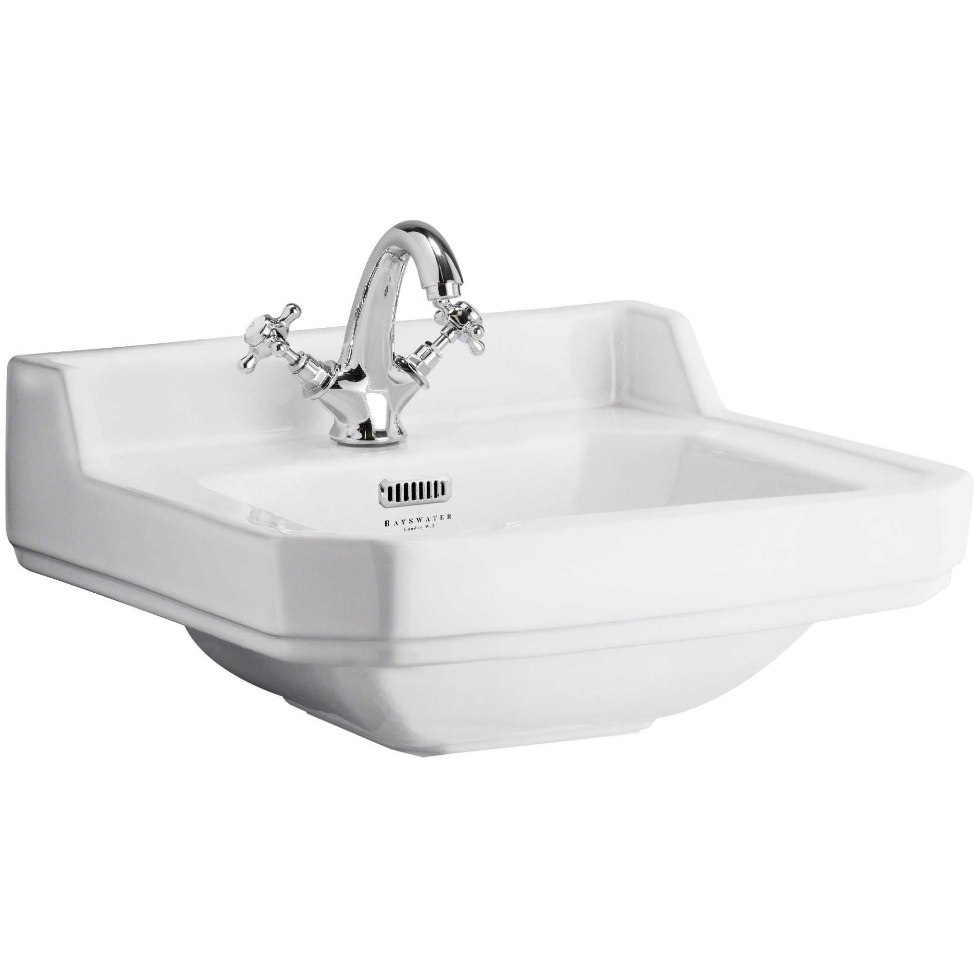 Tvättställ Fitzroy 50 Cm Med Förhöjd Piedestal