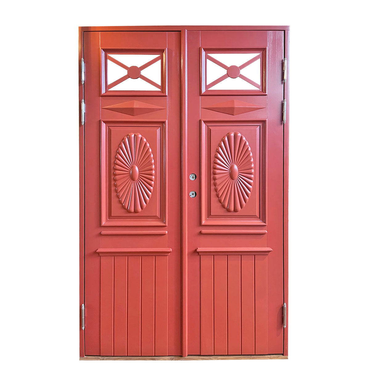 Vitaby pardörr engelskt röd 1280x2080 mm