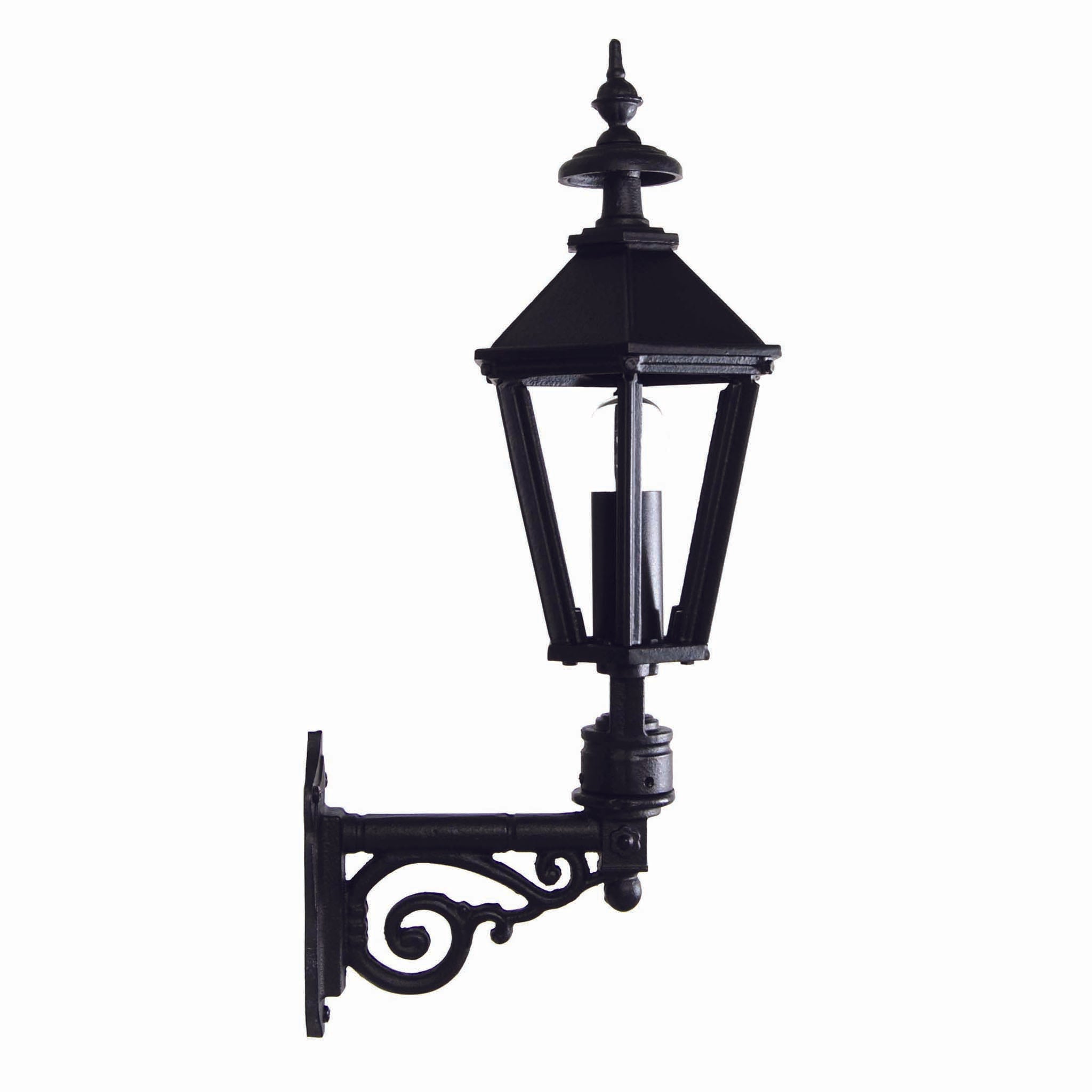 6-eckige Lampe, klein mit Wandhalterung