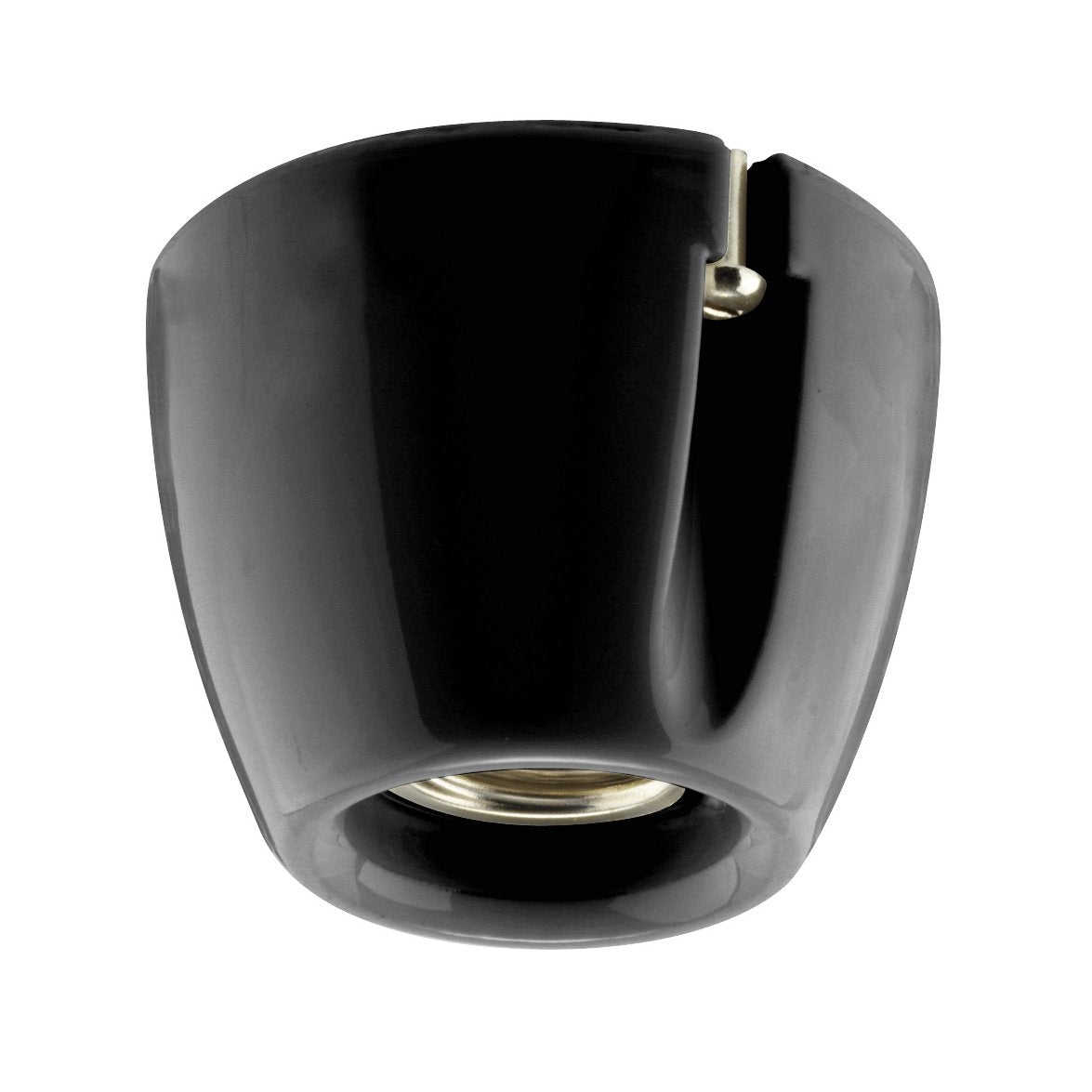 Fotlamphållare Svart