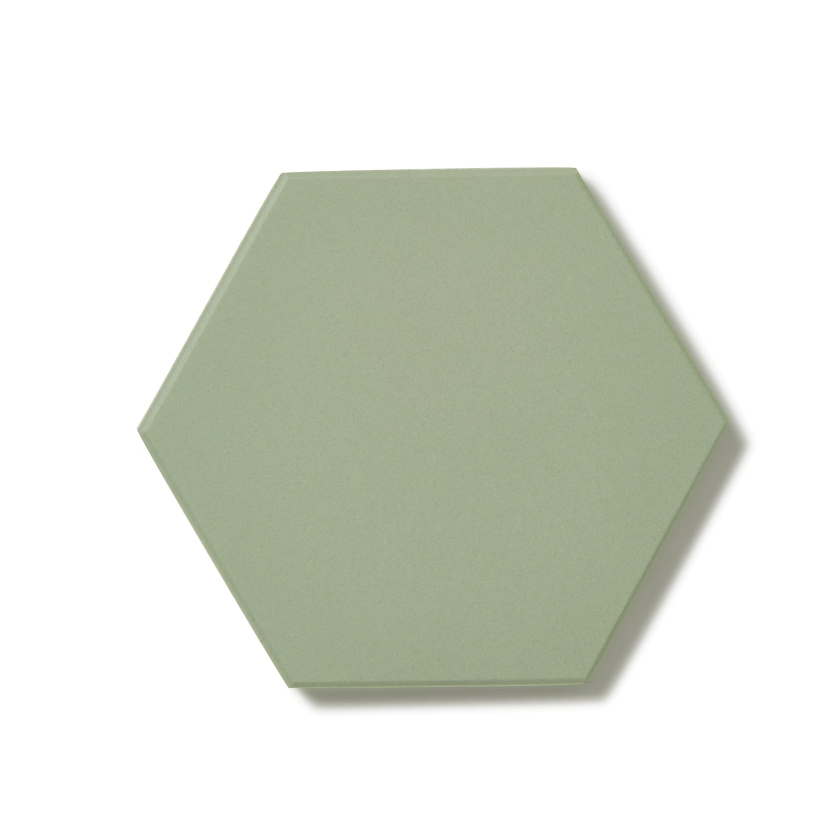 Victorian floor tiles klinkerplatta i hexagon med färgen pistachio