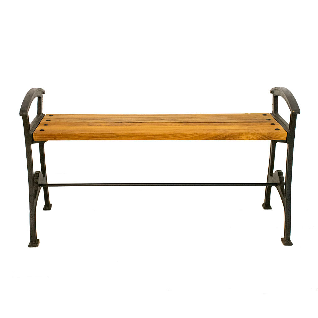 Trädgårdsbänk Lovisa i gjutjärn & teak
