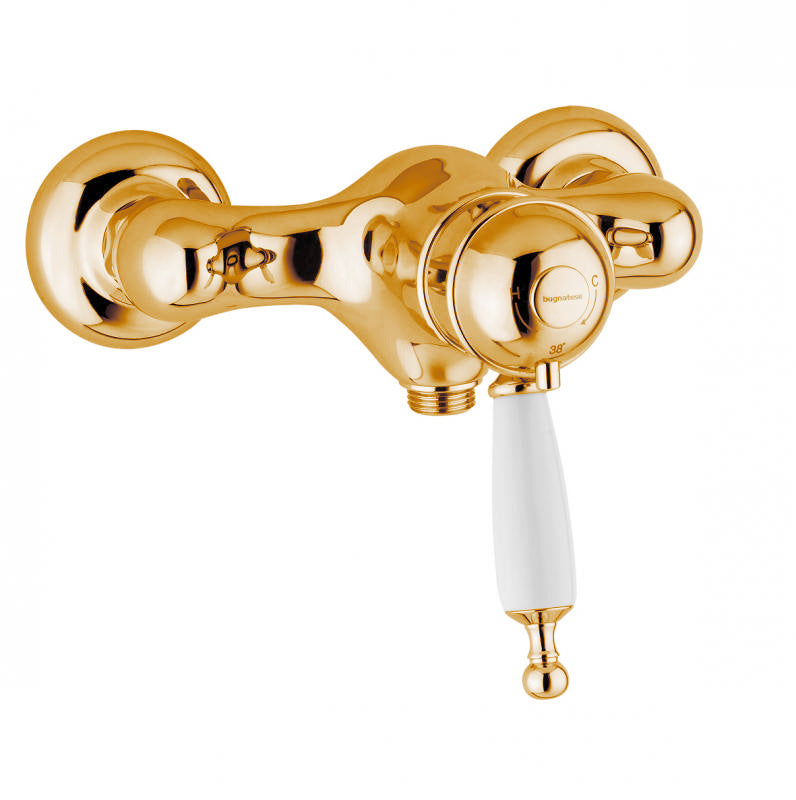 Duscharmatur mit Thermostat Oxford Messing