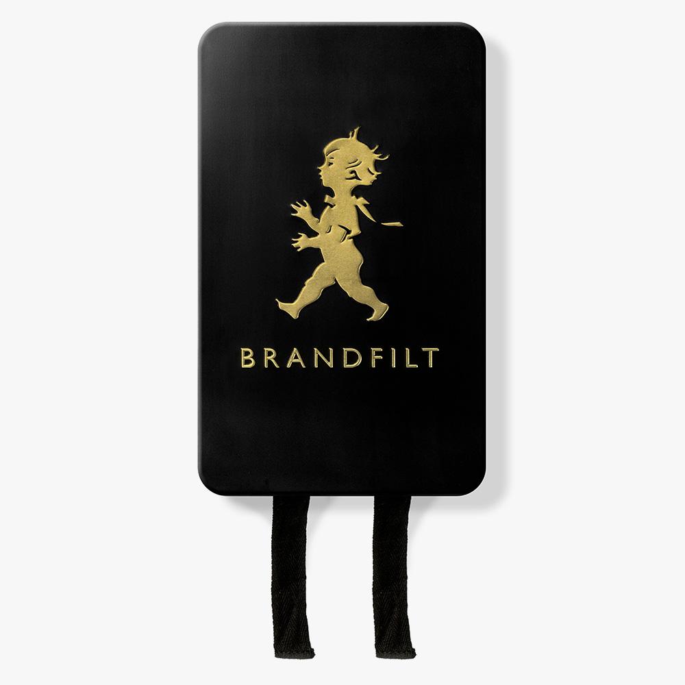 solstickan brandfilt svart guld