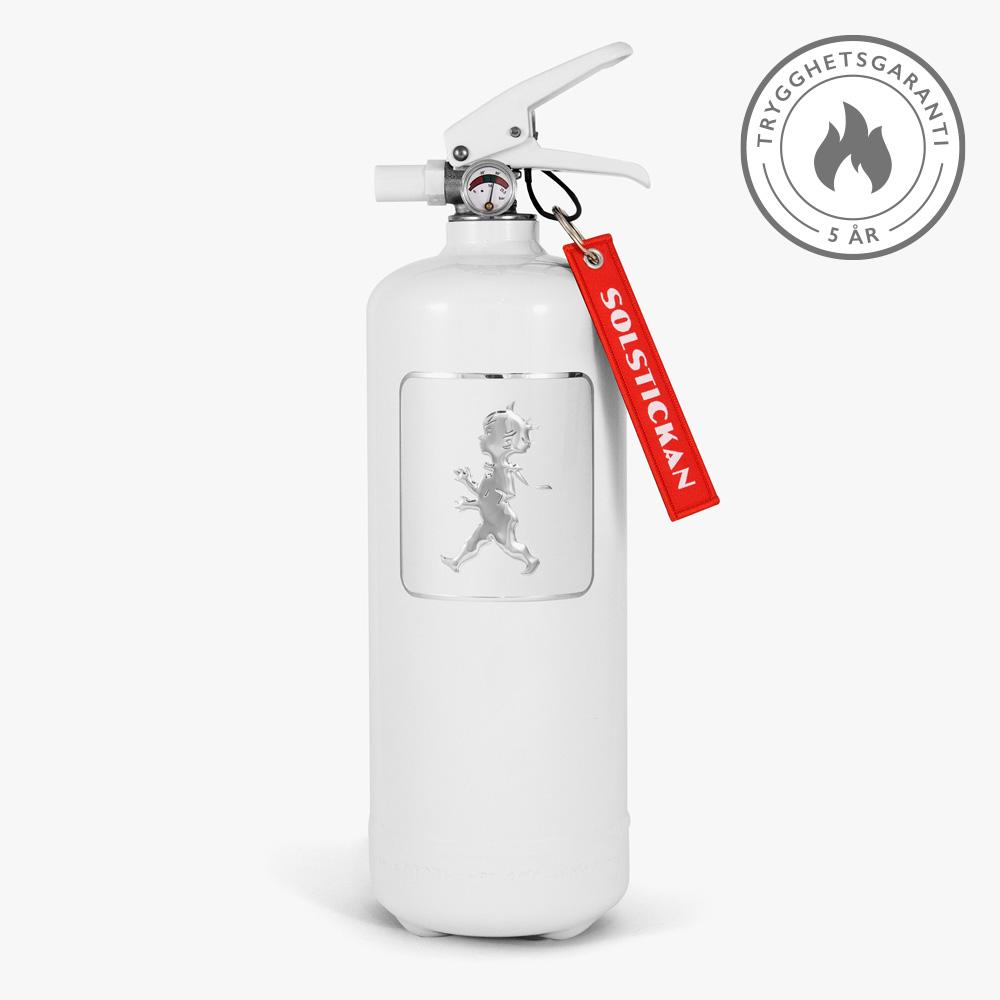 Feuerlöscher Solstickan 2 kg weiß