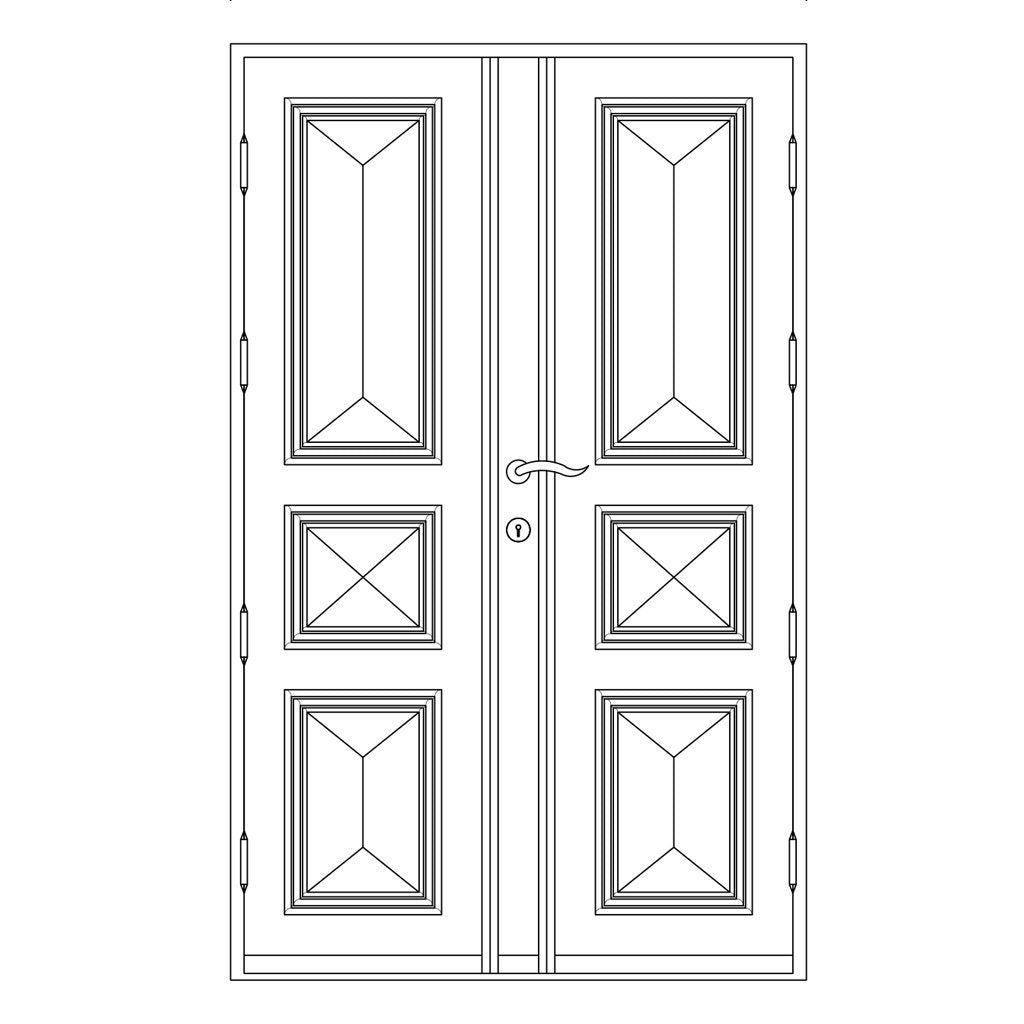 Måttanpassad Brantevik pardörr (test)