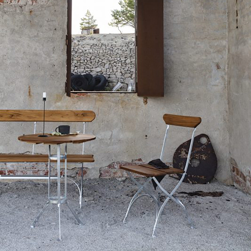 Grythyttan Biergartenstuhl Teakholz