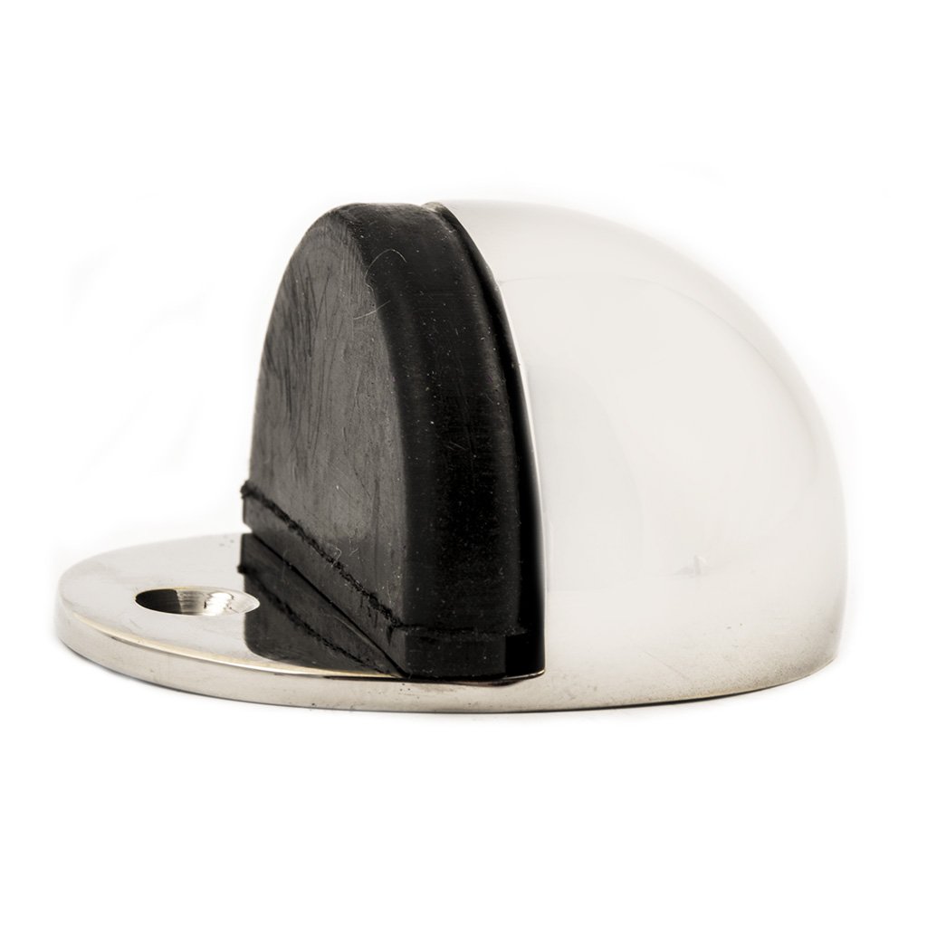 Türstopper Boden aus vernickeltem Messing