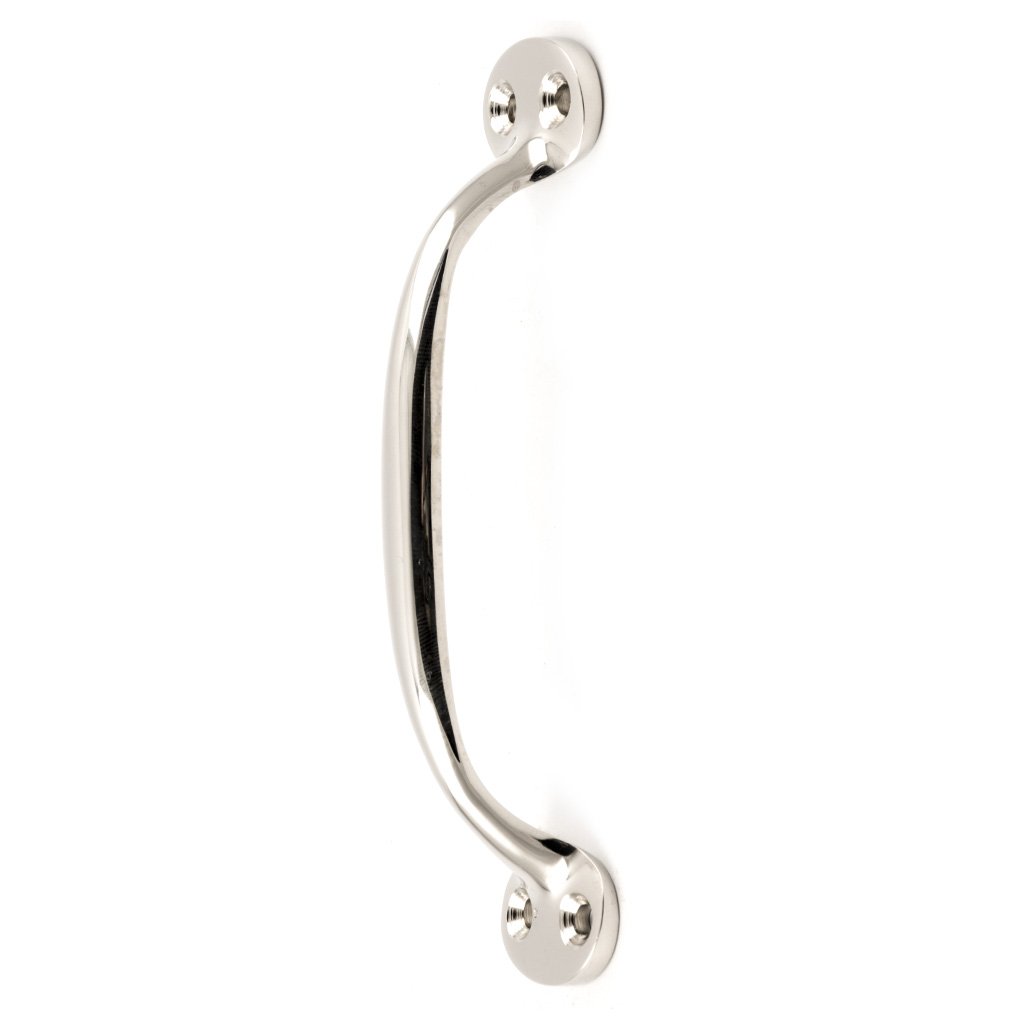 Ziehgriff, groß aus vernickeltem Messing