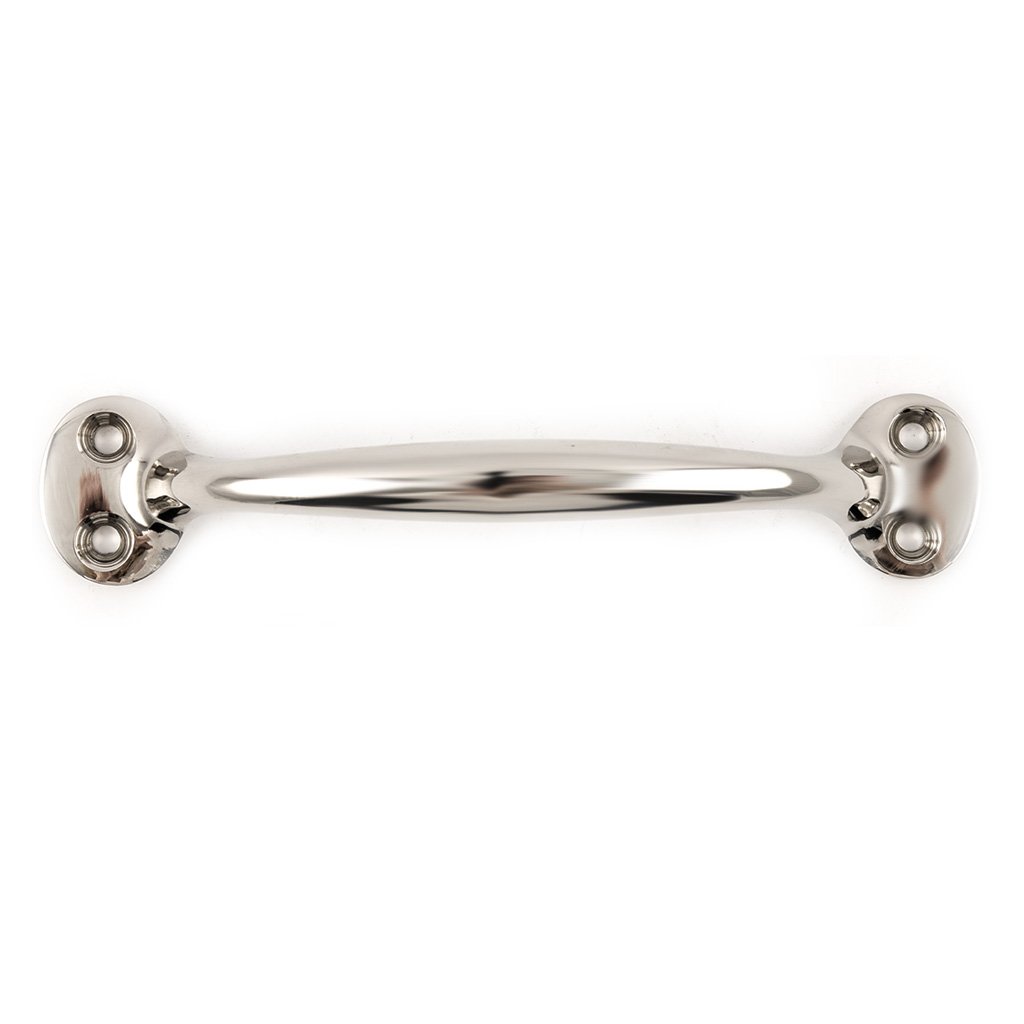 Ziehgriff, groß aus vernickeltem Messing