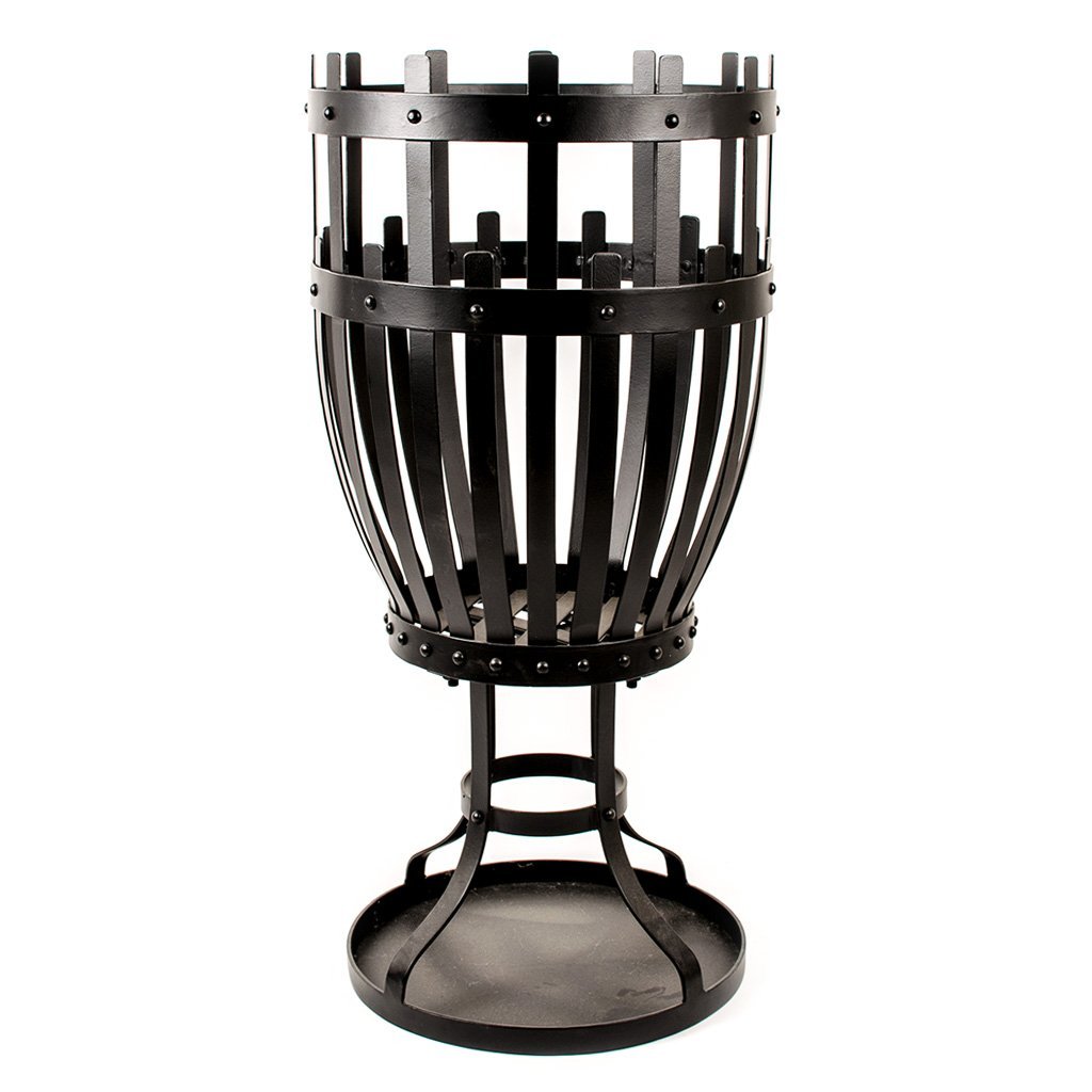 Eldkorg i smide stor