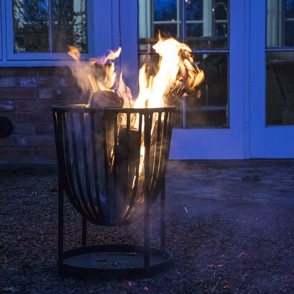 Eldkorg i smide liten