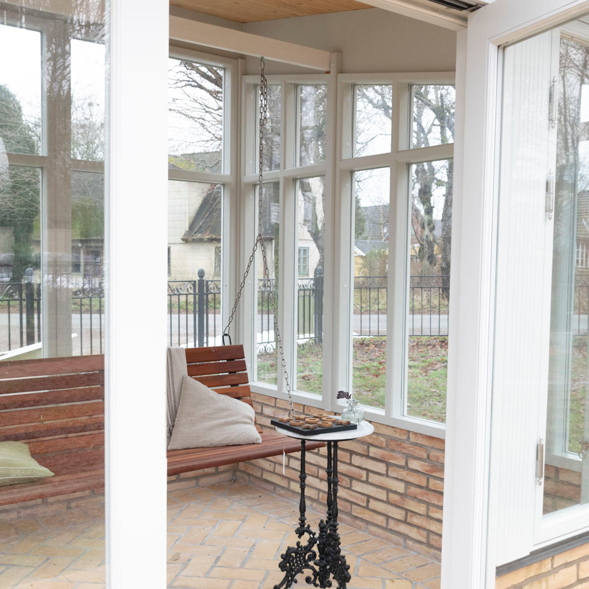 Tegelsten handslagen peach