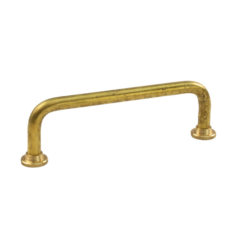 Draghandtag funkis stort obehandlad mässing