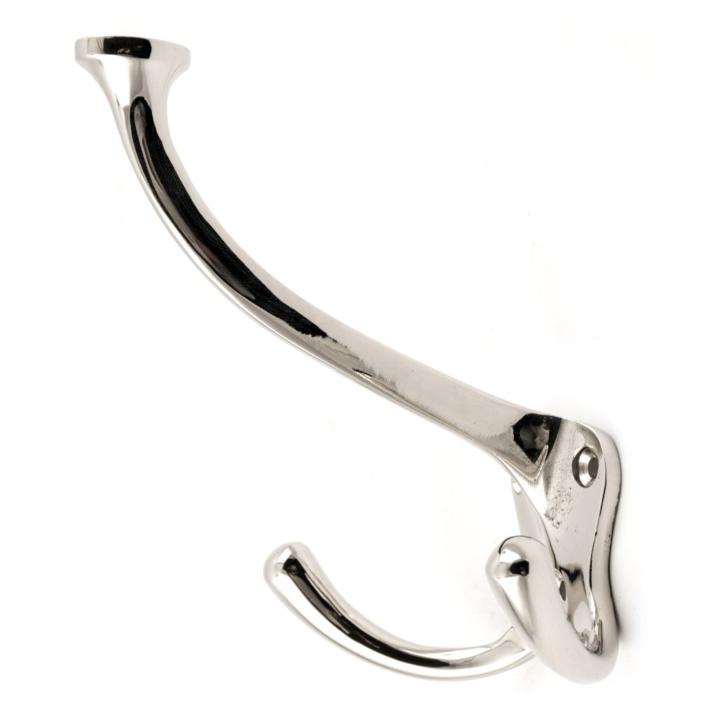 Kleider- und Huthaken vernickelt