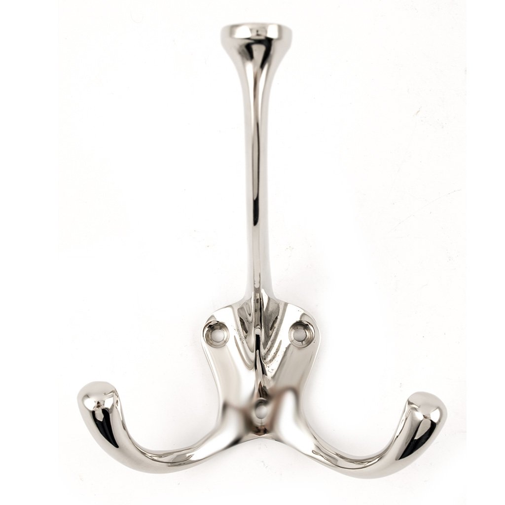 Kleider- und Huthaken vernickelt