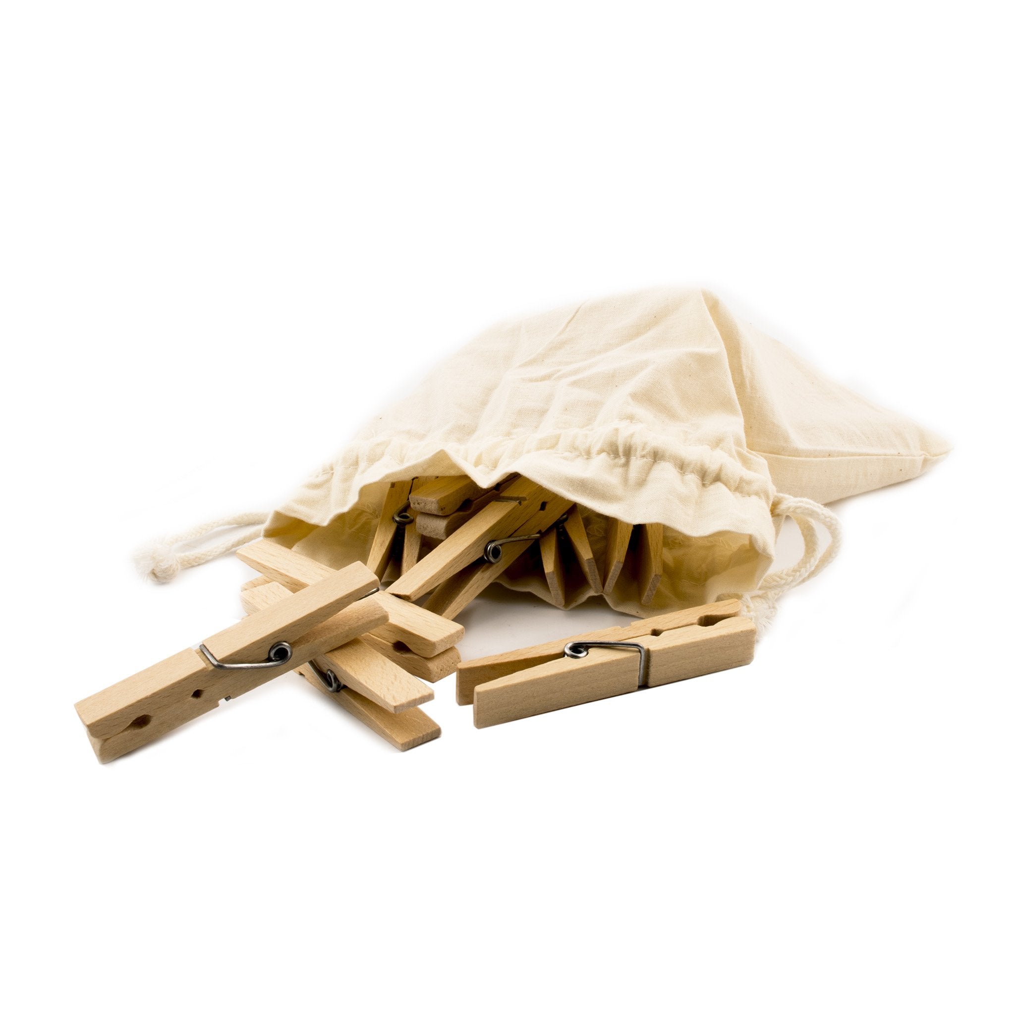 Wäscheklammern aus Holz 20er-Pack