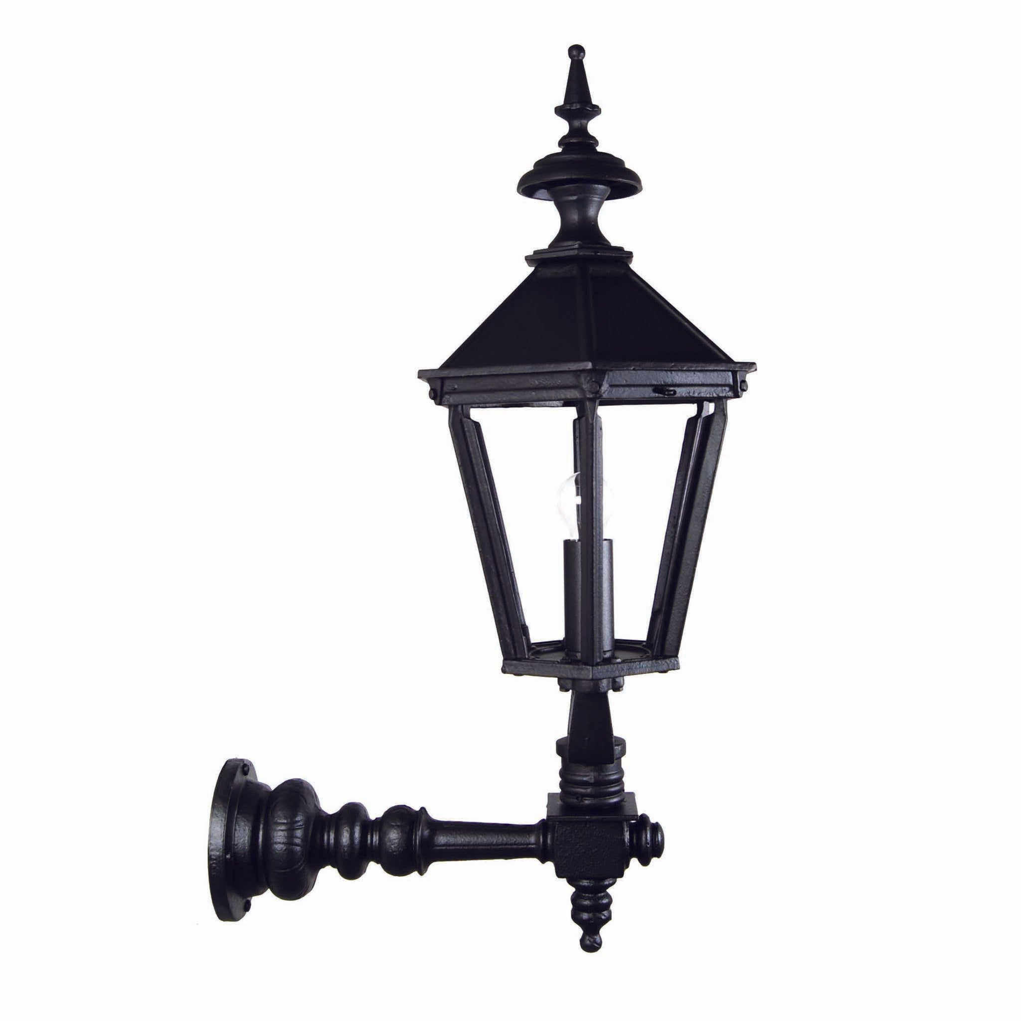 Laterne 6-eckig groß gerade Halterung