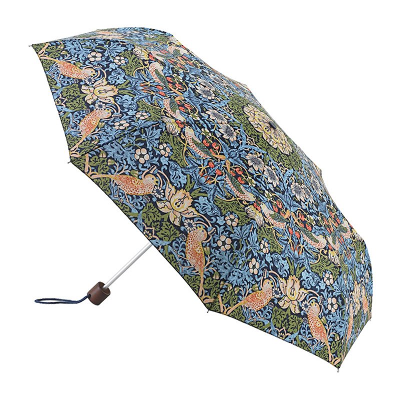 Regenschirm William Morris Strawberry Thief klein