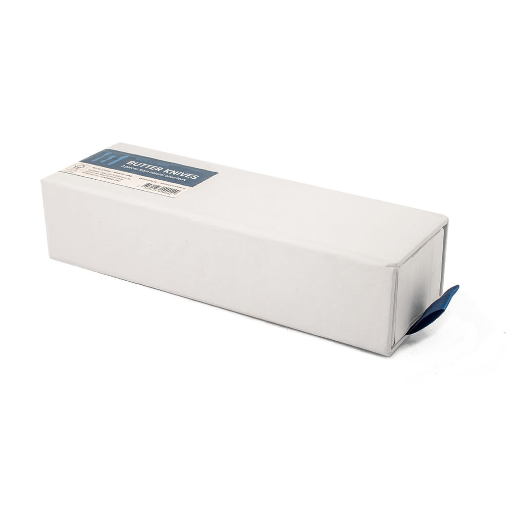 Smörknivar i trä 3-pack