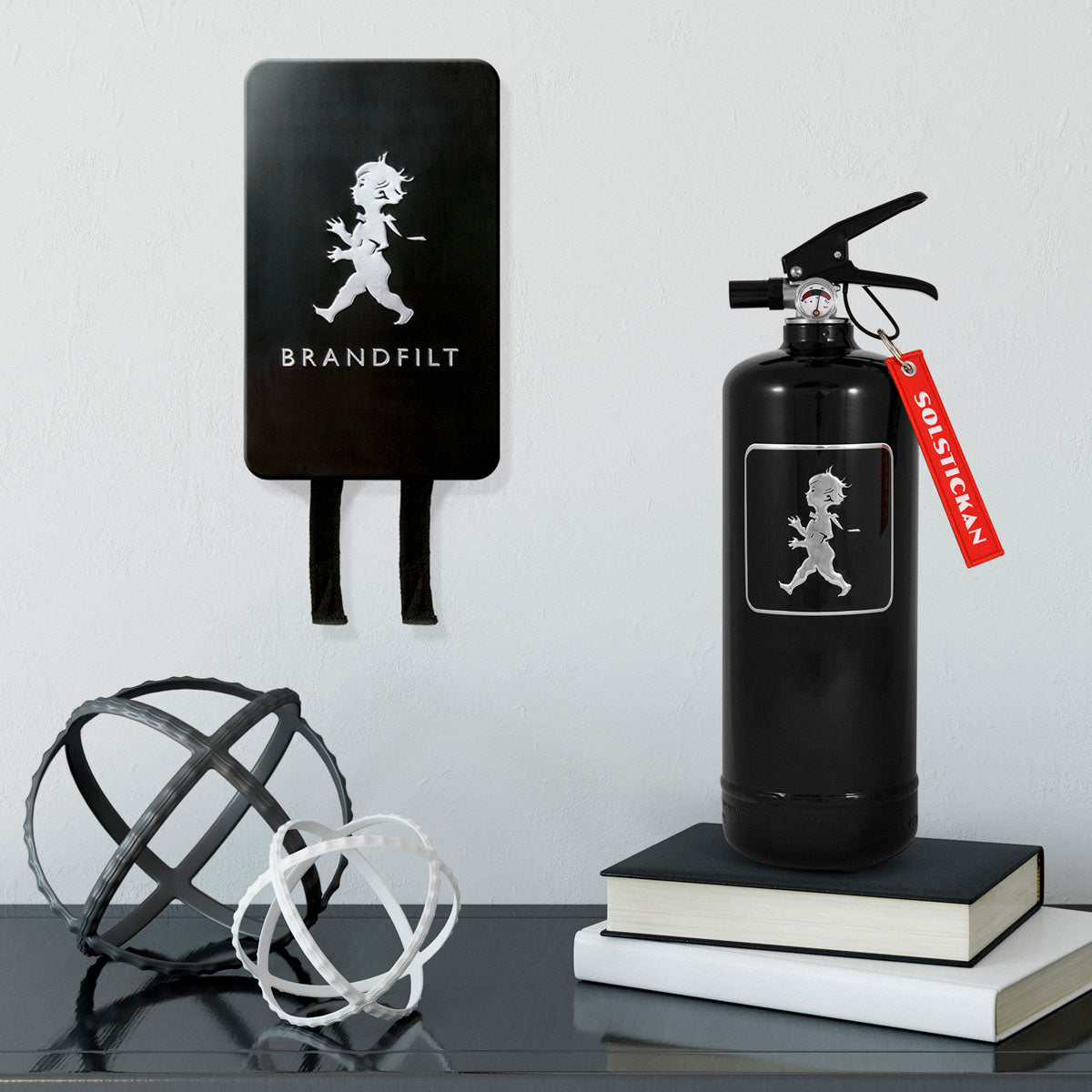 Solstickan Brandfilt svart