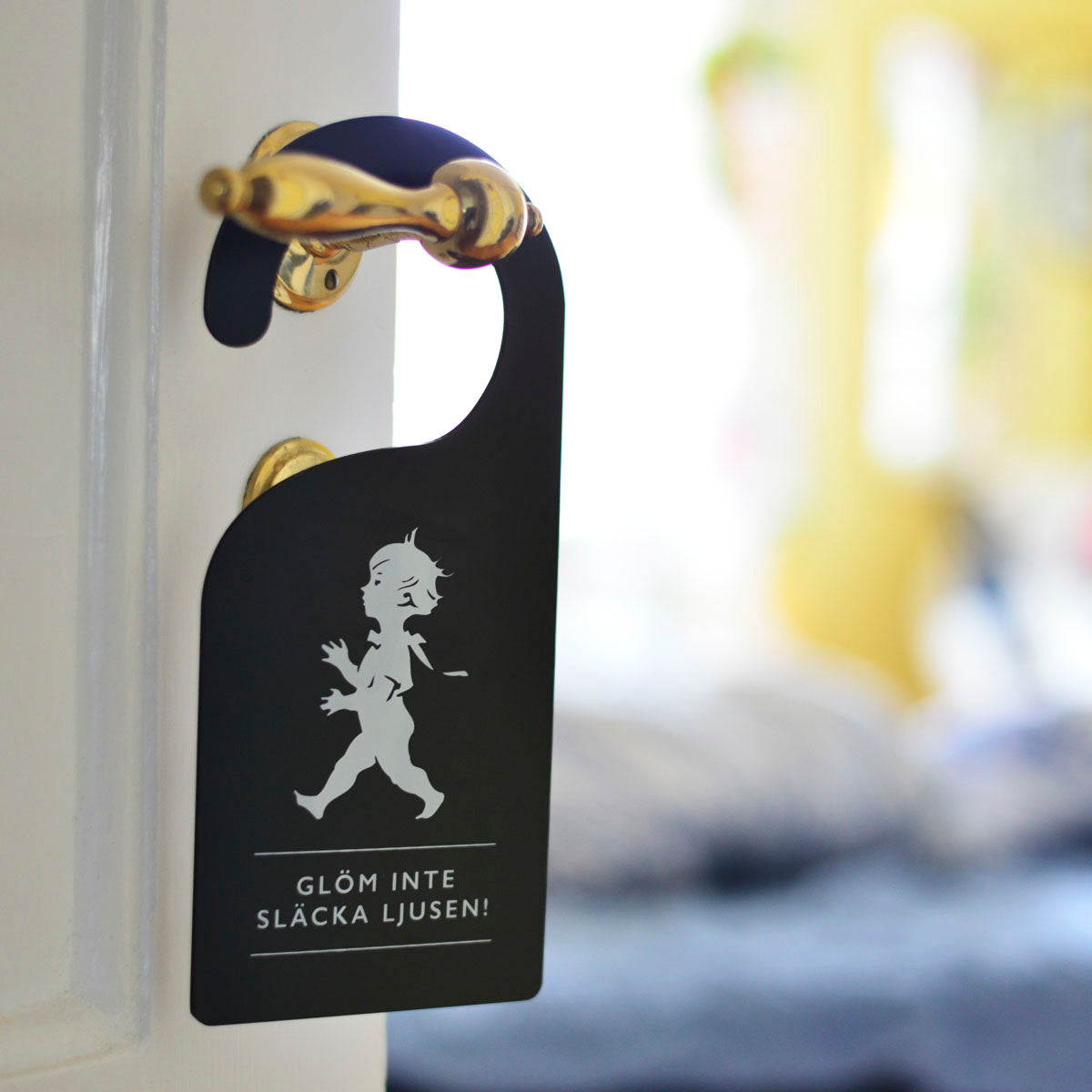 Solstickan Släck ljusen skylt