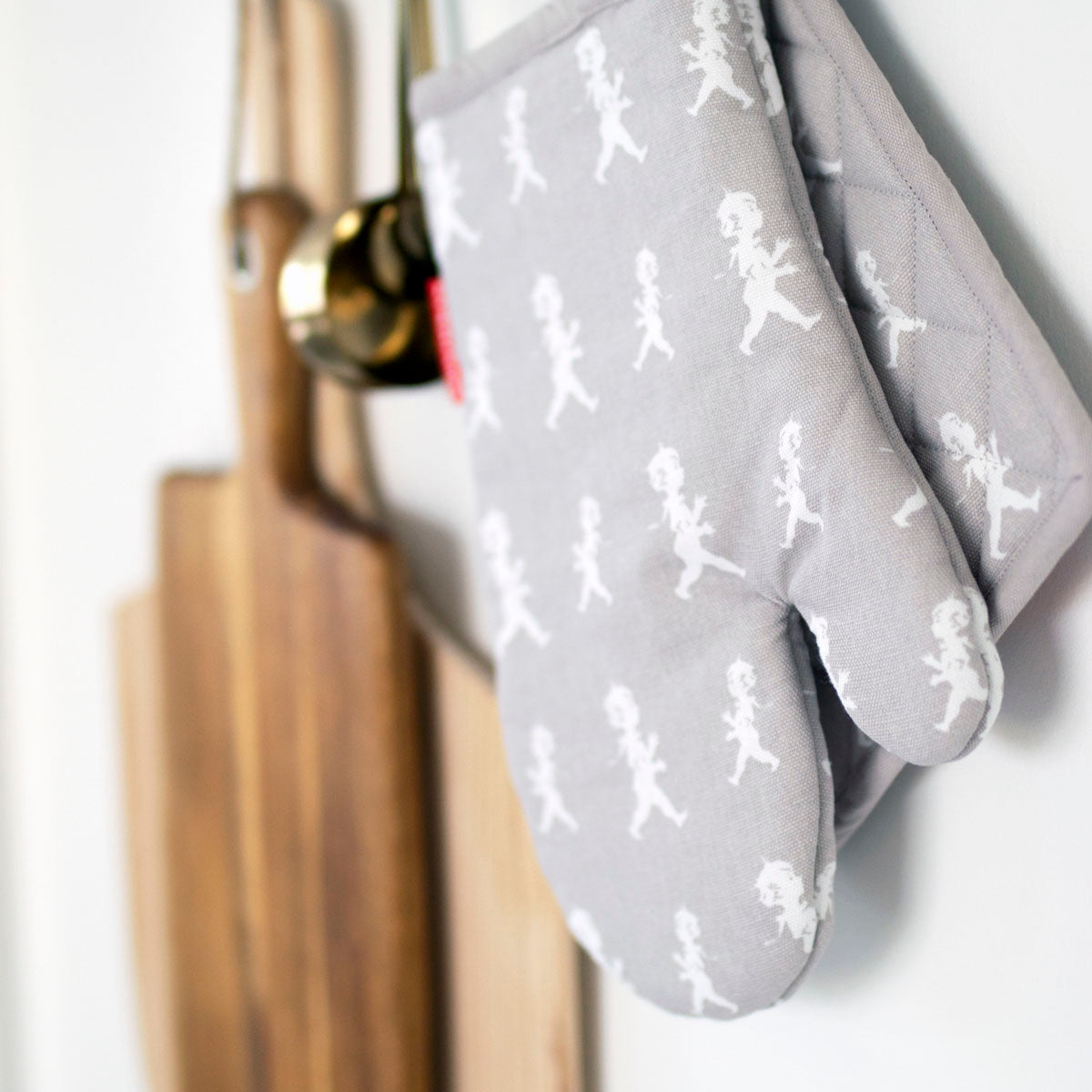 Solstickan Topflappen grau