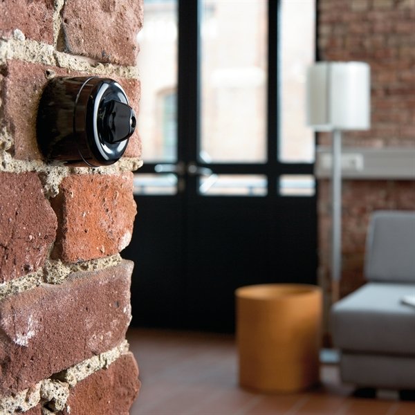 Strömbrytare vred utanpåliggan