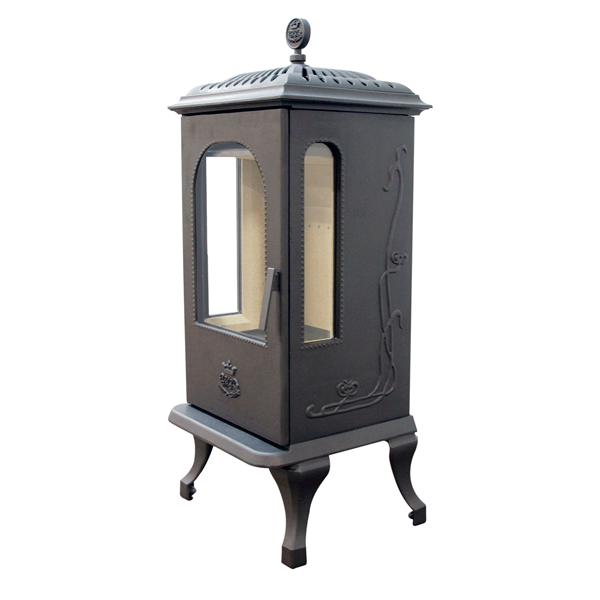 Kamin Westbo Victoria 100 med sidoglas