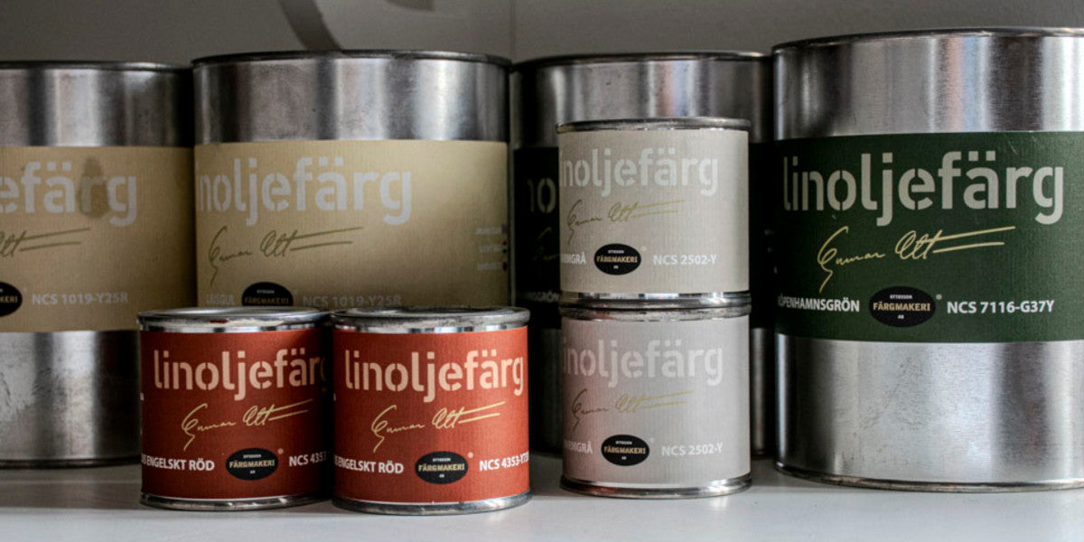 Linoljefärg | Ottossons färgmakeri | Upptäck vårt utbud | Qvesarum