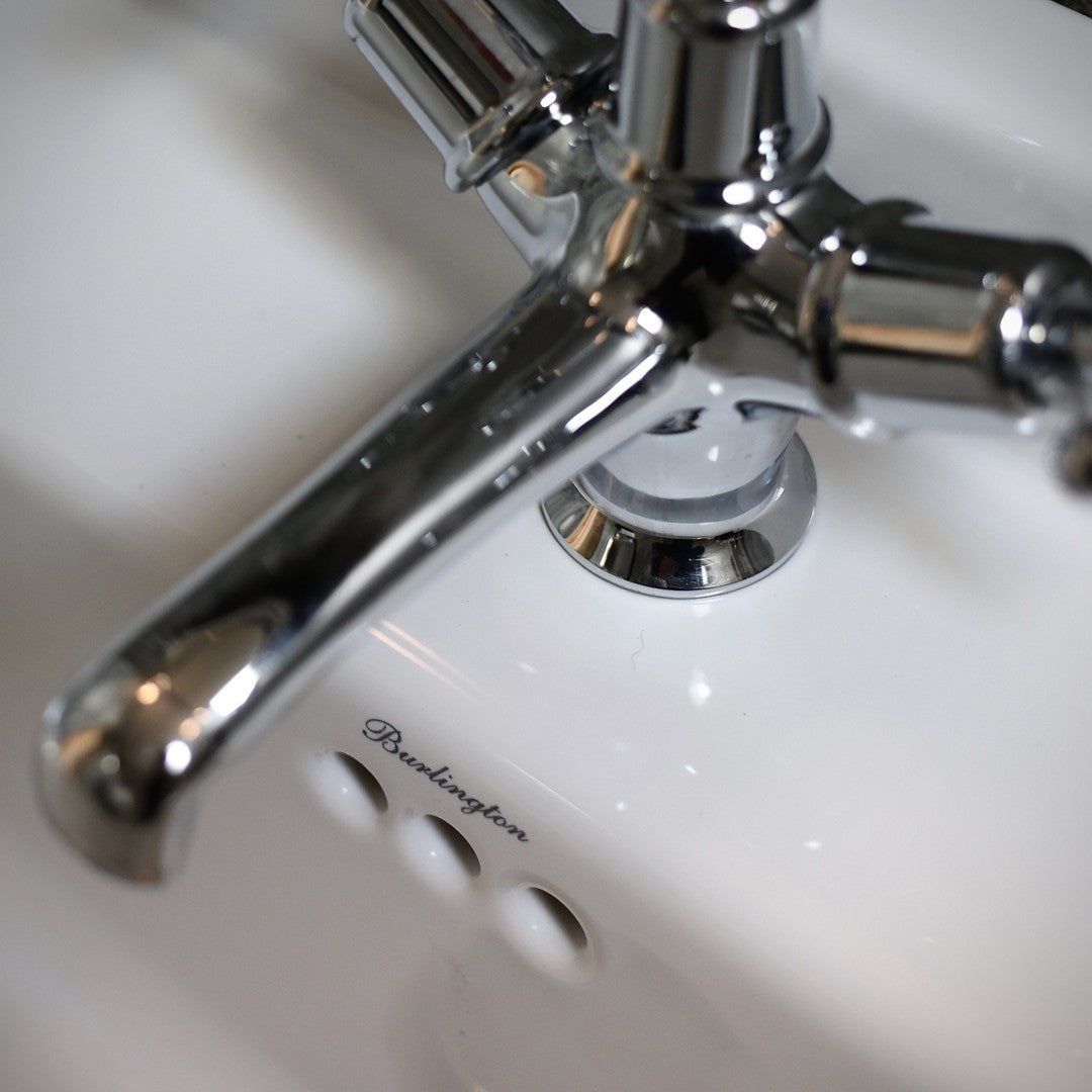 Tvättställsblandare Burlington Claremont krom