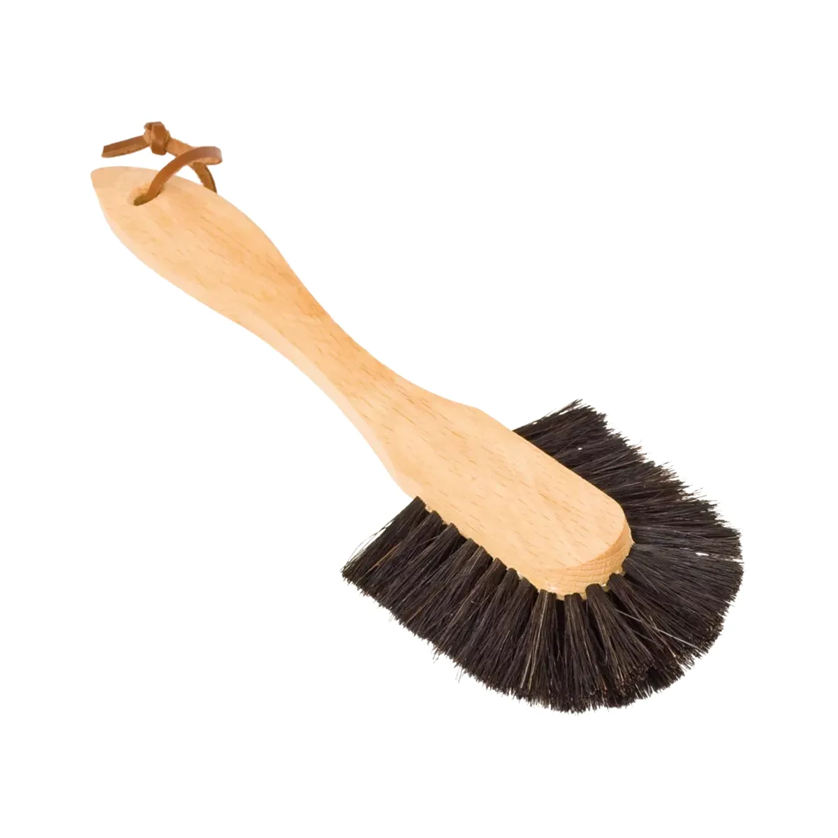 Diskborste i trä hästhår