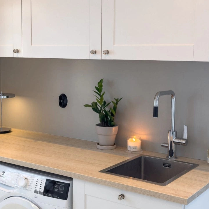 Knopp Solliden förnicklad