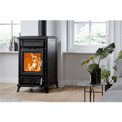 Vedspis fristående Thermorossi Filo gjutjärn