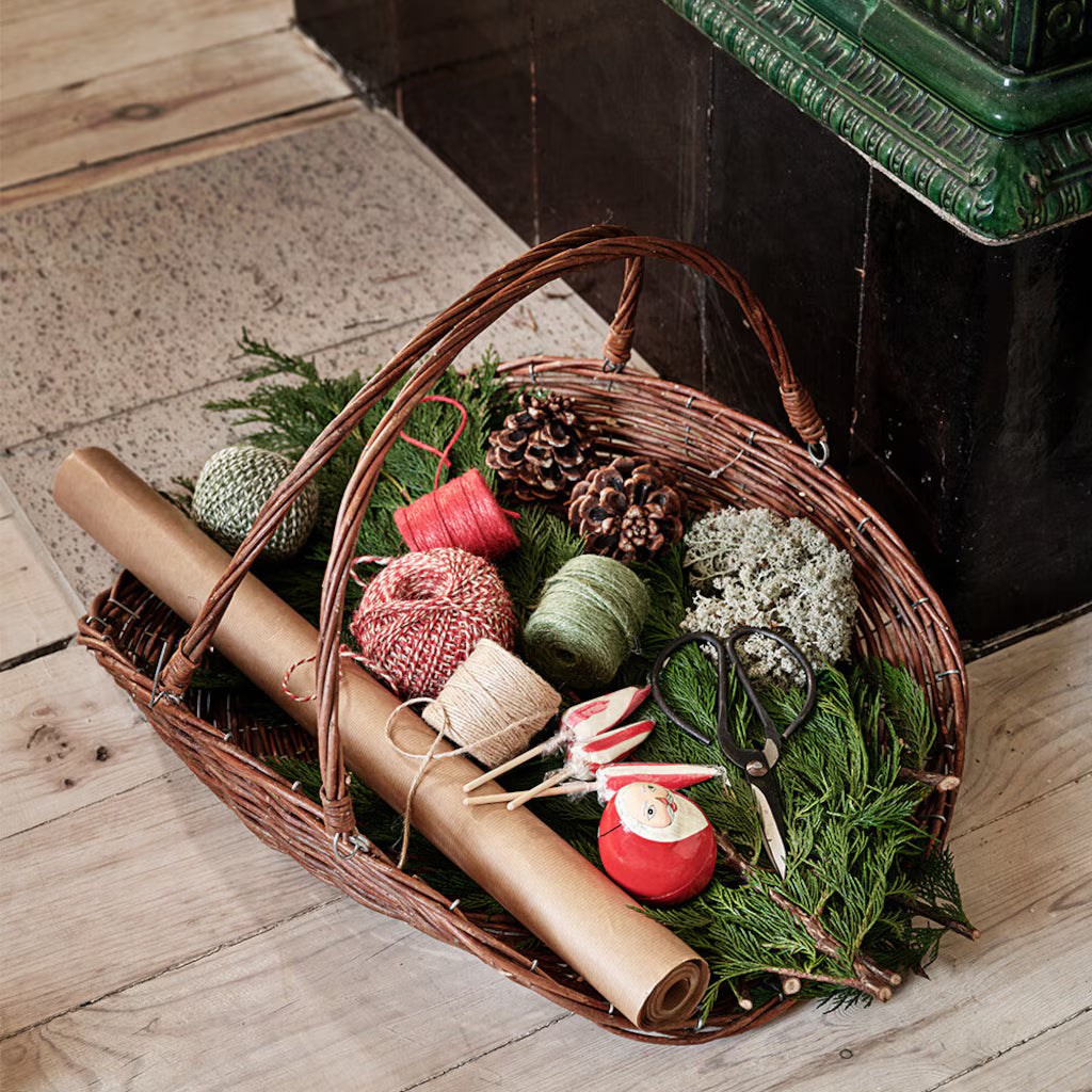 Juteschnur Rot/Weiß 125 m