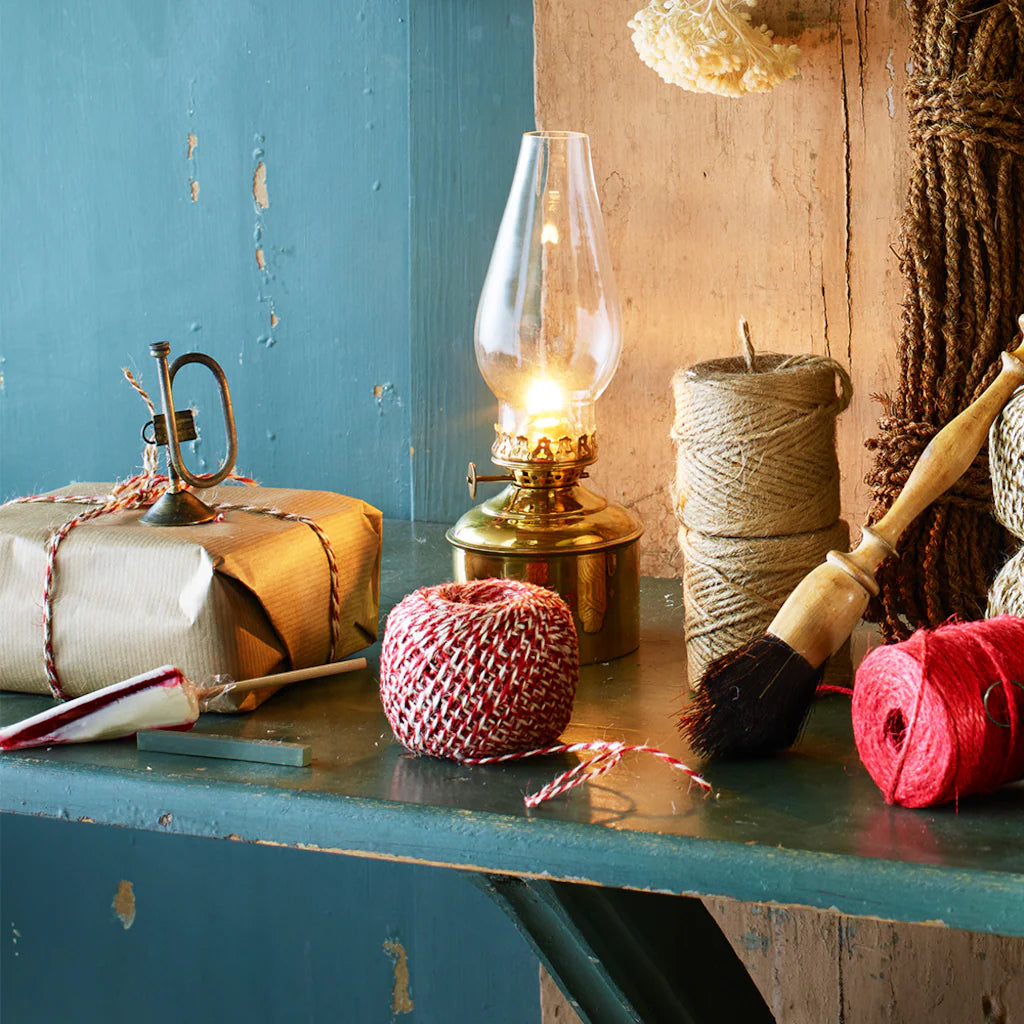 Juteschnur Rot/Weiß 125 m