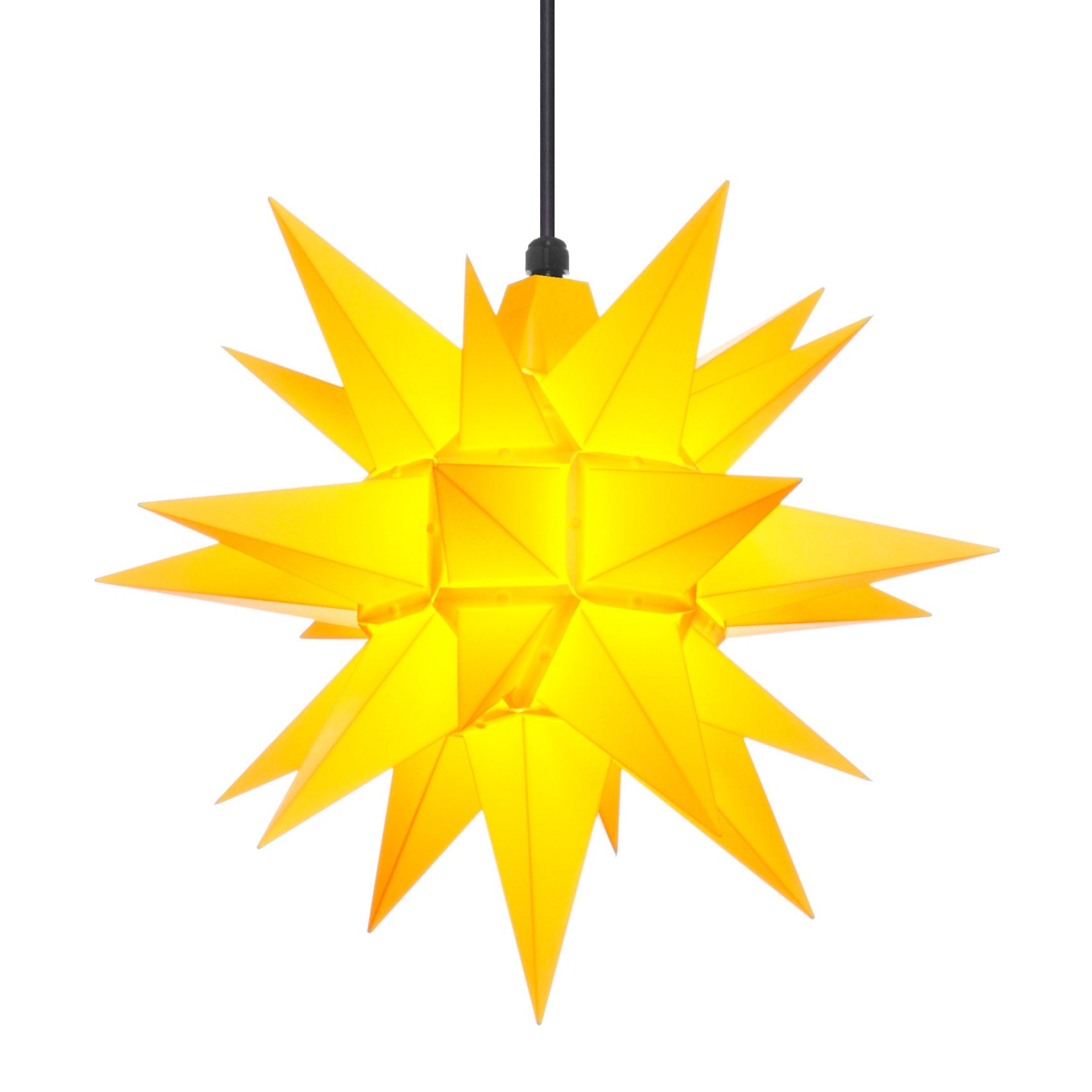 Adventsstjärna utomhus gul 40 cm