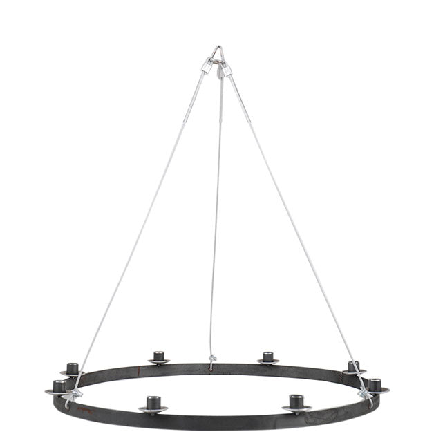 Ljuskrona i smide "Halo"