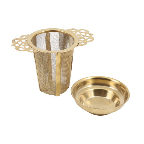 Tesil Nätmönster Guld