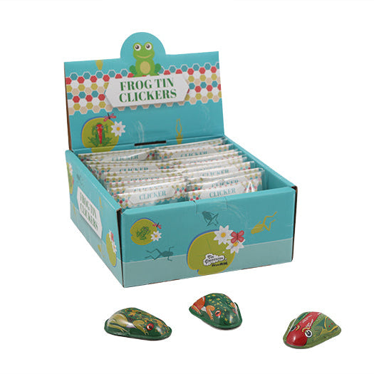 Plåtleksak Knäppis Groda