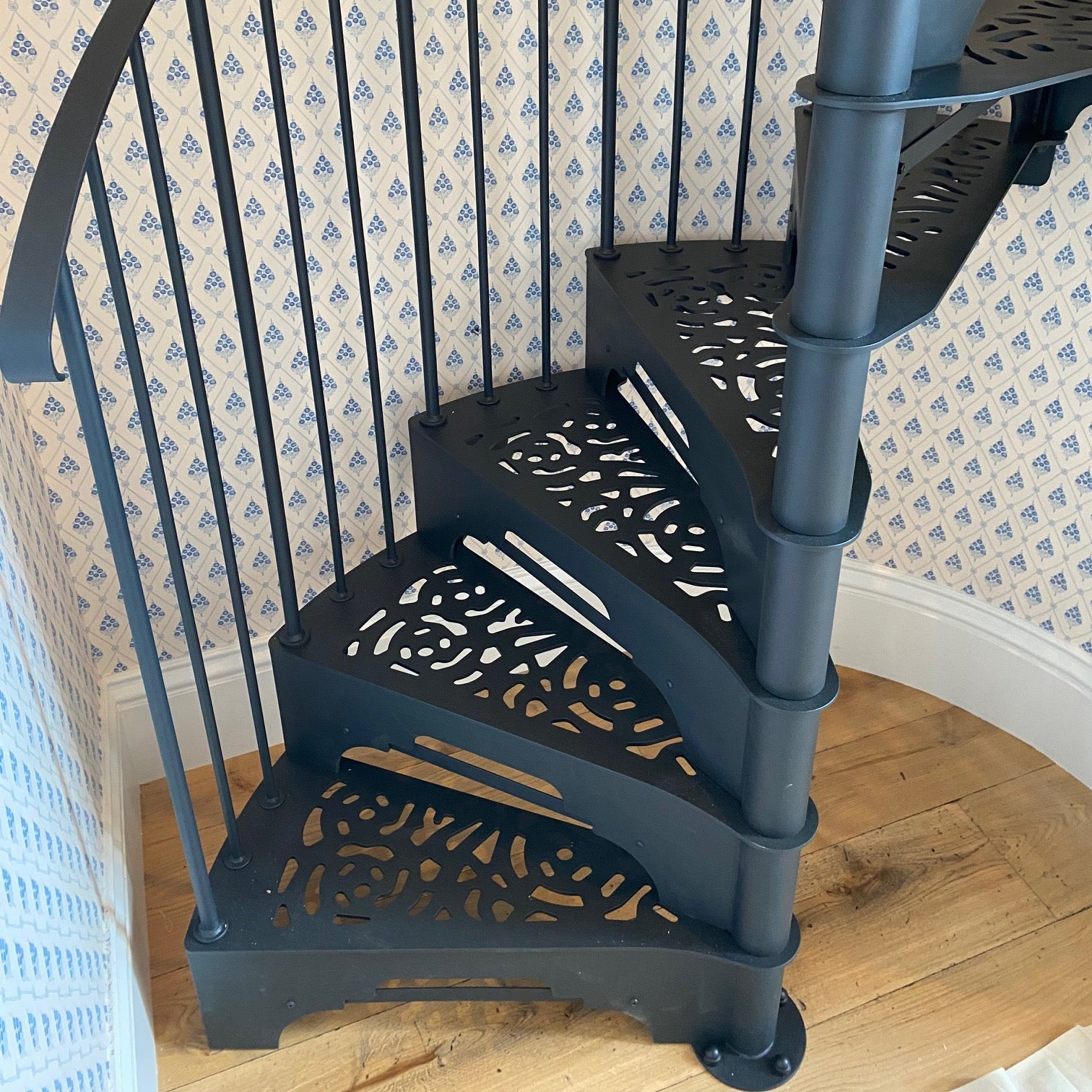 Spiraltrappa i stål