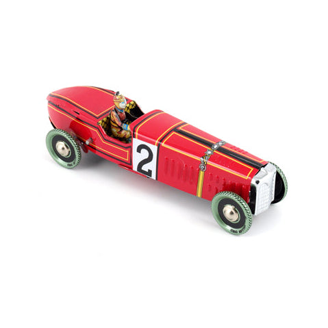 Plåtleksak Racerbil Röd