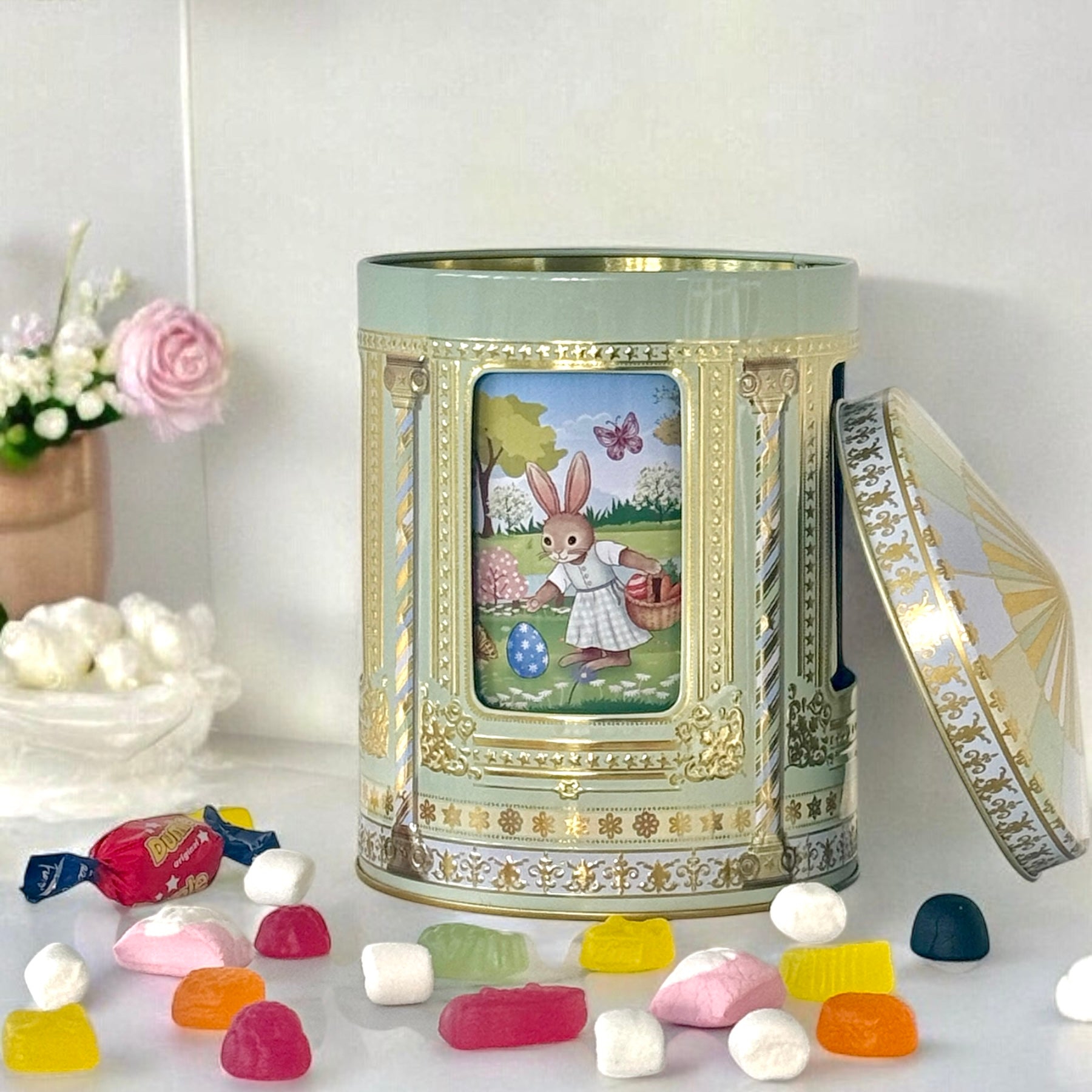 Plåtburk Speldosa Påsk