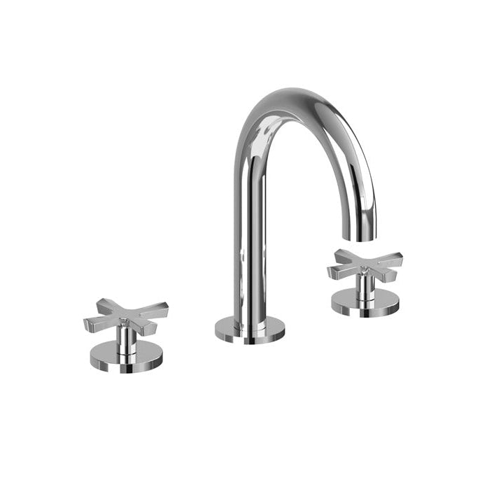 3-håls tvättställsblandare Burlington Riviera krom