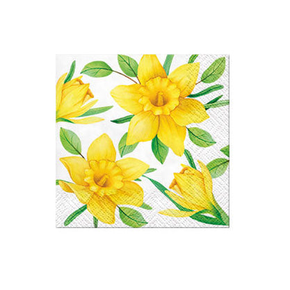 Kaffeservett Påskliljor