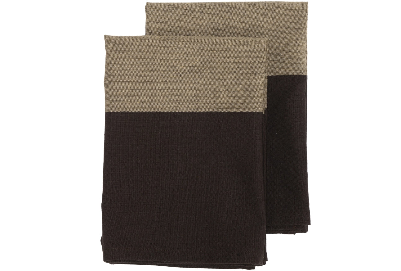 Cultra kökshandduk 2-pack Gustav Ovland Brun