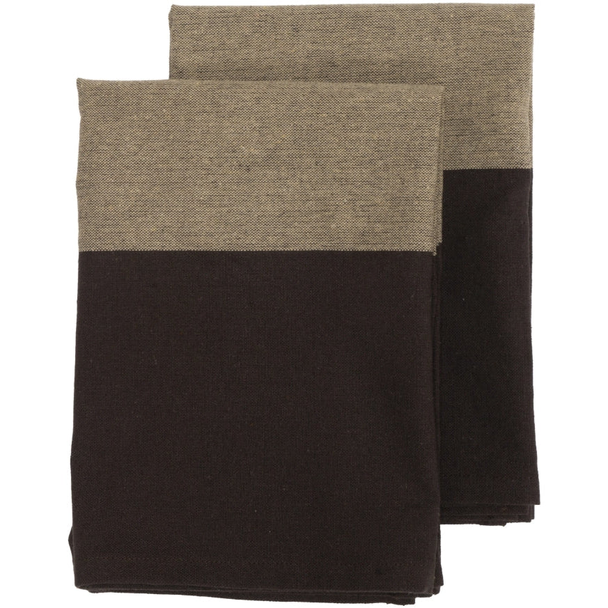Cultra kökshandduk 2-pack Gustav Ovland Brun